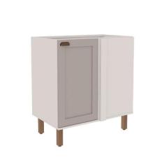 Imagem de Balcão De Canto Para Cozinha Modulada 82cm Com 1 Porta Mdf - Genialfle