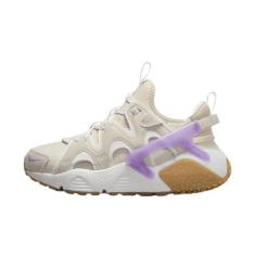 Imagem de Nike Tênis feminino Air Huarache Craft (DQ8031-001, preto/branco), Madeira de madeira clara, marrom, fantasma, marrom claro, fúcsia, 35