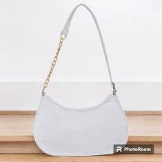 Imagem de Bolsa Baguete Feminina Corrente  Minimalista Tiracolo De Ombro Transve