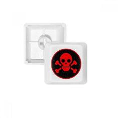 Imagem de Red Dangerous Chemical Radiation Symbol Keycap Teclado mecânico PBT Gaming Upgrade Kit