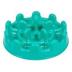 Imagem de Comedouro Lento Funcional Mini Pet Fit Verde Agua Pet Games para Cães