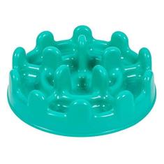 Imagem de Comedouro Lento Funcional Mini Pet Fit Verde Agua Pet Games para Cães