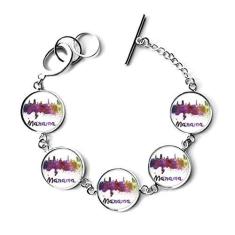Imagem de DIYthinker Pulseira de Aquarela de Cidade do Bahrain da Manama