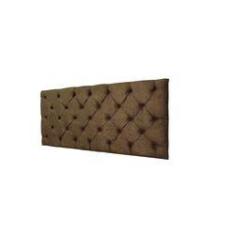 Imagem de Cabeceira Capitonê Suede Am Marrom Queen 160x60 Rbl