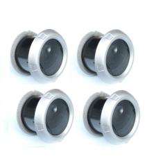 Imagem de Difusor de Ar Central e Lateral Fiesta Prata