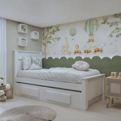 Imagem de Bicama Infantil 2 Gavetas Athenas Kids