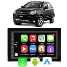 Imagem de Kit Central Multimidia Android Auto Carplay Captiva 2008 2009 2010 201