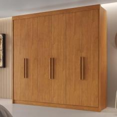 Imagem de Guarda Roupa Casal 6 Portas 4 Gavetas Miami 100% Mdf Cinamomo