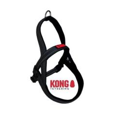 Imagem de Peitoral Norueguês Kong Preta Grande para Cachorro