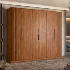 Imagem de Guarda Roupa Casal 6 Portas Atrice Demóbile Móveis