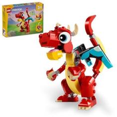 Imagem de Lego Creator 3 em 1 - Dragão Vermelho - 31145