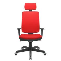 Imagem de Cadeira Office Brizza Soft Aero Vermelho Autocompensador Com Encosto C