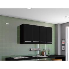 Imagem de Armario Aereo de Parede Georgia Preto Brienza Movelaria