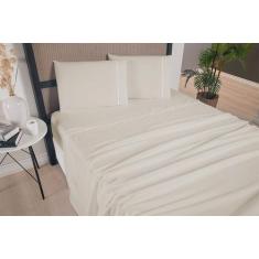 Imagem de Jogo De Lençol Versatile Ponto Palito Completo 4 Peças King - Riffo St