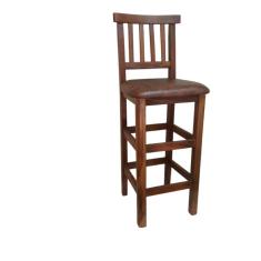 Imagem de Banqueta Mn Zanca Marrom Xadrez