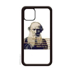 Imagem de Capa Tolstoy Russian Writer Motto para iPhone 12 Pro Max para Apple Mini Mobile Case
