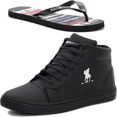 Imagem de Tênis Sapatênis Casual Cano Alto com Chinelo Polo Plus