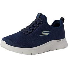 Imagem de Skechers Gowalk Flex – Tênis esportivo casual para caminhada com espuma resfriada a ar, Azul marinho/azul, 41