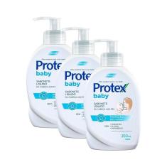 Imagem de Kit 3 Sabonete Líquido Infantil Protex Baby 200ml