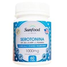 Imagem de Serotonina - Vit D3+ 5-HTP+ L-Teanina - 60 cápsulas- SunFood