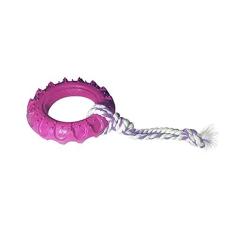 Imagem de Brinquedo para PET Pneu OFF Road C/ Corda Rosa G