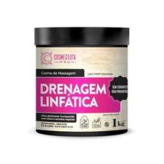 Imagem de Creme Para Massagem Drenagem Linfática 1 Kilo Vegano.