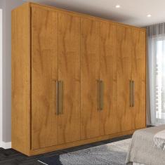 Imagem de Guarda-Roupa Casal Guarujá 6 Portas 6 Gavetas 100% Mdf Peroba - Panorama Móveis