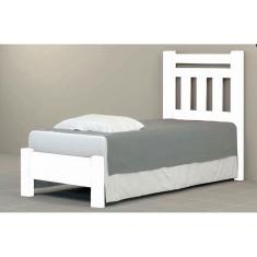 Imagem de Cama Solteirão (Solteiro Extra) Bari de Madeira Maciça Angelim Pedra/Tauari