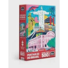 Imagem de Quebra Cabeça Monumentos Postais Do Brasil 500 Peças Toyster