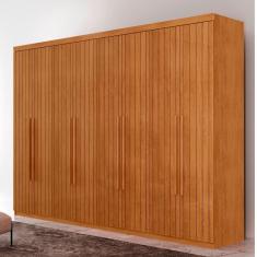 Imagem de Guarda Roupa Casal Marrocos mdf 8 Portas 4 Gavetas Moderna Mobília