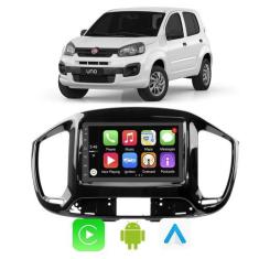 Imagem de Kit Multimidia Uno 2015 2016 17 18 19 2020 2021 7" CarPlay Android Aut