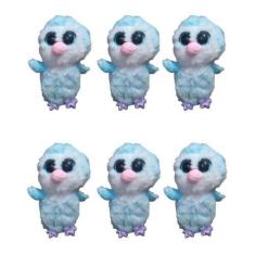 Imagem de Kit C/6x Brinquedo de Pelúcia Pinguim Azul - Ty Rara