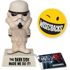 Imagem de Funko wisecracks: stormtrooper bobblehead
