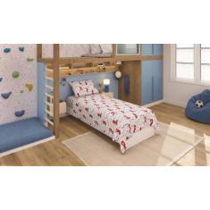 Imagem de Jogo De Cama 100% Algodão Solteiro Estampado Spider Man 3 Peças- Leppe