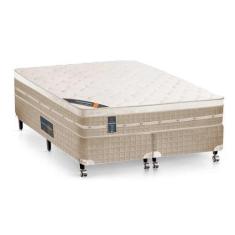 Imagem de Cama Box Queen Castor Premium Tecnopedic 158X198x57 + Box Castor