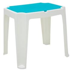 Imagem de Mesa Infantil Versa Branca e Azul - TRAMONTINA
