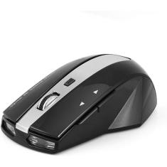 Imagem de Mouse para jogos, mouse recarregável de desempenho estável, conexão sem fio de longa distância de trabalho para local de trabalho fof pc/583 (Size : Blue)