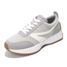 Imagem de Project Cloud Tênis feminino com espuma viscoelástica e tênis feminino antiderrapante para trabalho feminino, tênis de corrida com cadarço para mulheres - Tênis fashion feminino 2024, Cinza-balinda,