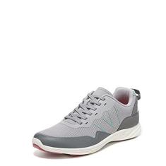 Imagem de Vionic Tênis feminino de caminhada Agile Audie - Tênis com cadarço que inclui conforto de três zonas com suporte ortopédico para o arco da palmilha, ajuste médio e amplo, tamanhos 5-12, Cinza-claro,