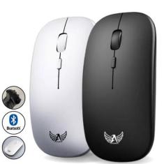 Imagem de Mouse Óptico Sem Fio Wireless Slim 1600 Dpi Notebook Pc Mac - 01Esport