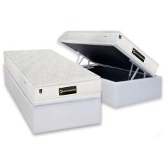 Imagem de Conjunto Box Baú Solteiro: Colchão Espuma Luckspuma MasterPocket Satis