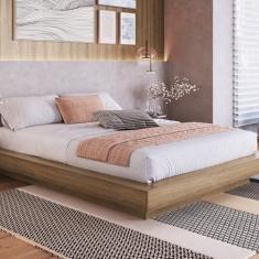 Imagem de Cama Casal Queen Suspensa 140/160 Zurique Mel