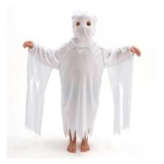 Imagem de Fantasia Fantasma Infantil Com Gorro de Halloween - Fantasias Carol AJ