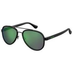 Imagem de Óculos de sol Havaianas unissex MORERE 7ZJ 55Z9-Black Green
