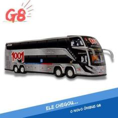 Imagem de Brinquedo Miniatura De Ônibus 1001 Cinza Geração G8 - Rodoviário G8