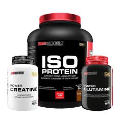 Imagem de Kit Iso Protein 2Kg + Power Creatina 100G + Power Glutamina