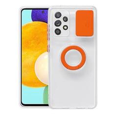 Imagem de Lente da câmera deslizante proteger capa do telefone para Samsung Galaxy A12 A32 5G A52 A72 S21 Plus S22 ultra transparente anel titular tampa traseira, T3, para Samsung A50