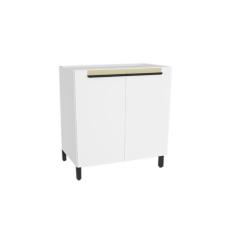 Imagem de Gabinete de Cozinha Modulado Balcão Manhattan PH 3071 c/ 2 Portas s/ Tampo 80cm Branco - Herval