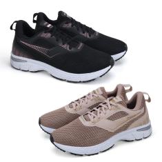 Imagem de Kit 2 Pares Tênis Feminino Esportivo Cadarço Leve Caminhada-Feminino