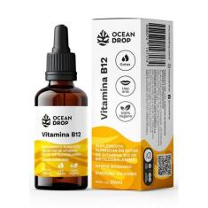 Imagem de Vitamina B12 Metilcobalamina Gotas Morango 30ml - Ocean Drop